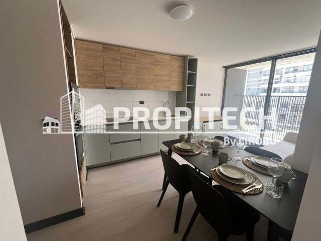 ARRIENDO DEPTO NUEVO 2H + 2B + ESTAC + BOD. AMOBL