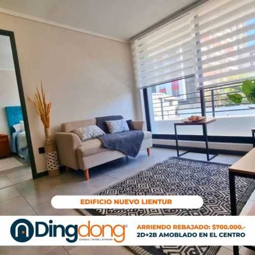 Rebajado!!! Depto. Amoblado 2D+2B En El Centro Excelente Ubicación