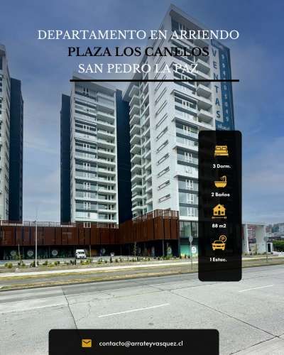 En Arriendo Departamento en Los Canelos, San Pedro de la Paz