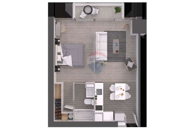 Departamento amoblado en exclusivo edificio