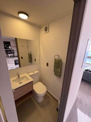 Arquitectura moderna, áreas verdes, 1 dormitorio 1 baño, estación metro Cerrillos