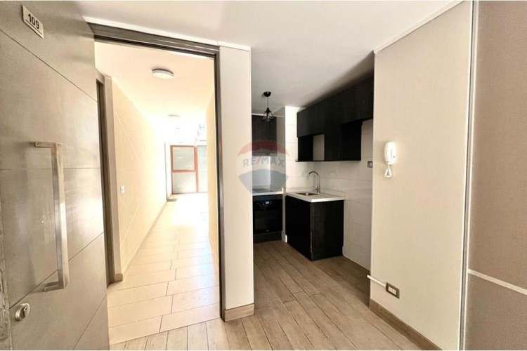 1 dorm + bodega / terraza propia de 38 m2