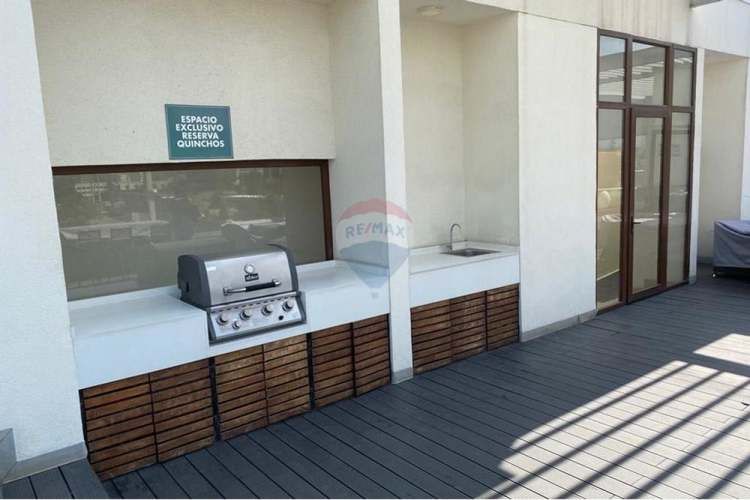 1 dorm + bodega / terraza propia de 38 m2