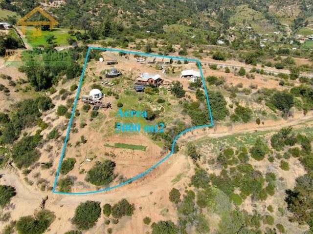 VENTA DE TERRENO CON CASA Y 2 DOMOS EN OLMUÉ