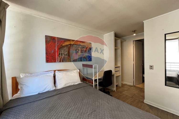 Amoblado 1d+1b+1e+1b. metro s. lucía