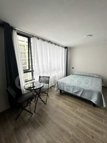 Nuevo y Amplio Depto. Estudio amoblado en Arriendo