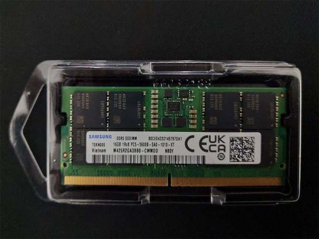 MEMORIAS RAM Laptop-NOTEBOOK 16GB-5600mhz CADA UNA
