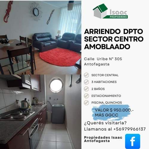 Departamento amoblado Centro