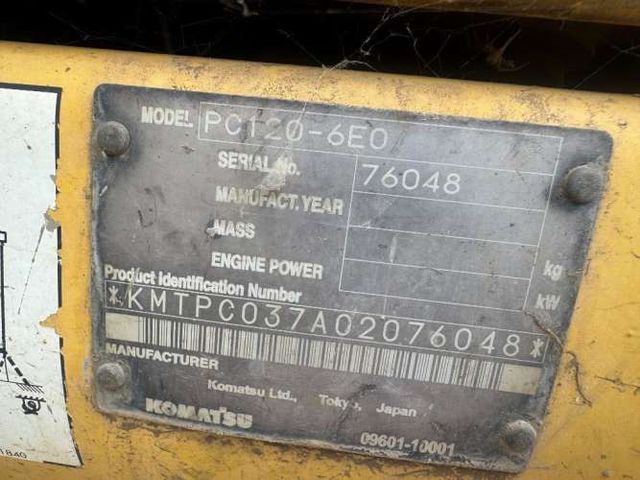 Excavadora 12 Toneladas Komatsu impecable