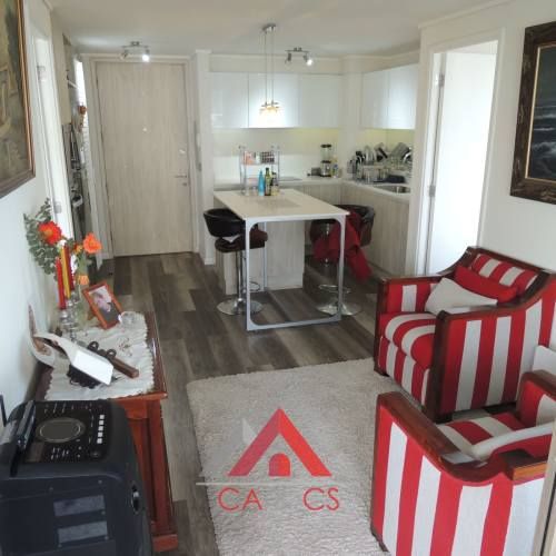 DEPARTAMENTO PRACTICAMENTE NUEVO EN CONCON 2 DORM 2 BAÑOS