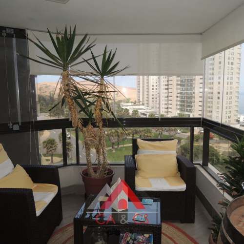 DEPARTAMENTO PRACTICAMENTE NUEVO EN CONCON 2 DORM 2 BAÑOS