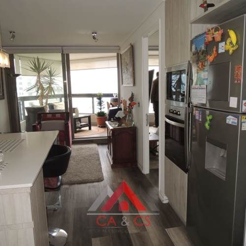 DEPARTAMENTO PRACTICAMENTE NUEVO EN CONCON 2 DORM 2 BAÑOS