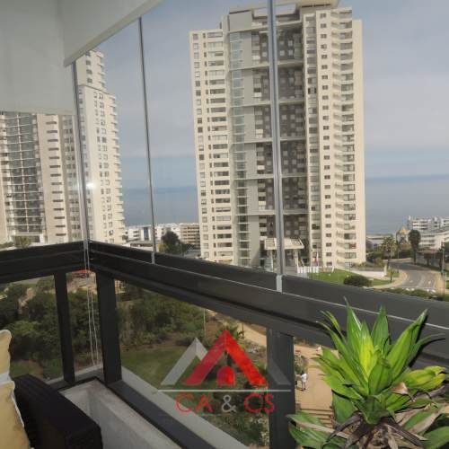 DEPARTAMENTO PRACTICAMENTE NUEVO EN CONCON 2 DORM 2 BAÑOS