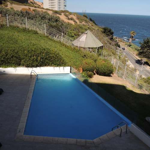 LINDO DEPARTAMENTO EN AV CORNISA, CONCON 2 DORMITORIOS, 2 BAÑOS