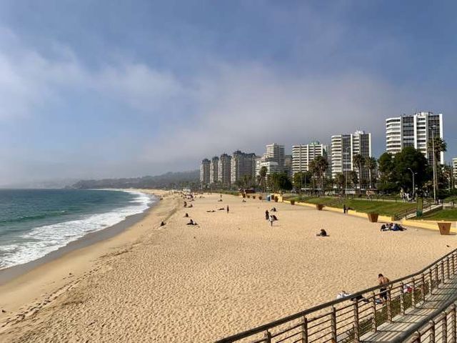 Departamento Amoblado frente a la playa en Av. San Martín