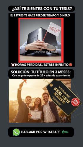 EXTENDIMOS BLACK FRIDAY – 40% OFF en tu TESIS | Diciembre 2025 | Cupos Limitados