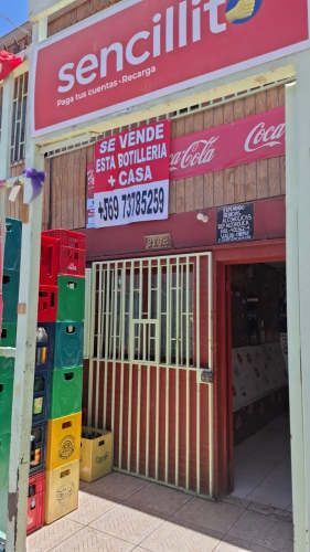 Venta de botillería más casa