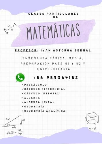 PROFESOR ONLINE MATEMÁTICAS (CLASES DE REFORZAMIENTO)