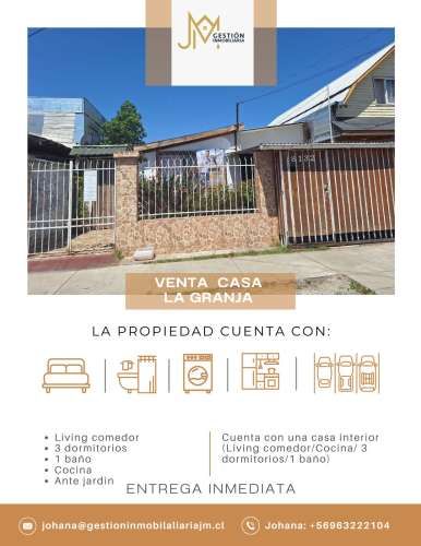VENTA CASA 3HAB 1BA LA GRANJA