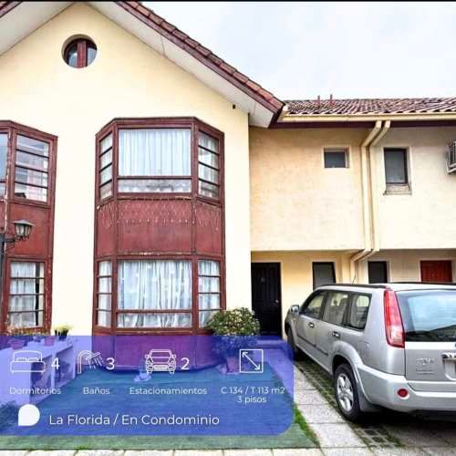 VENTA CASA 3/4D 3B CONDOMINIO LA FLORIDA