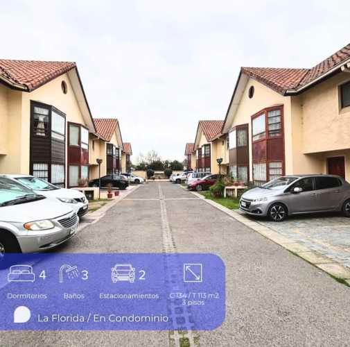 VENTA CASA 3/4D 3B CONDOMINIO LA FLORIDA