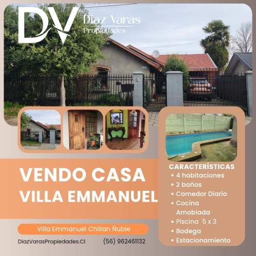 Vendo Casa Villa Emmanuel
