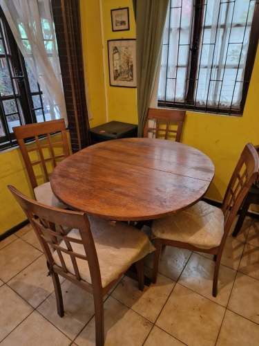 mesa extencion 4 sillas