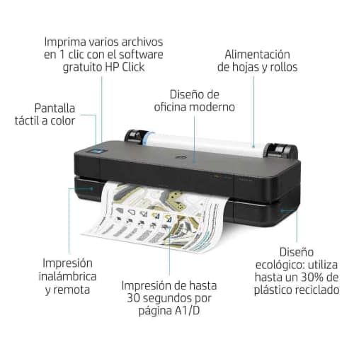 Plotter HP DesignJet T250 – Excelente Estado + Tintas Originales Nuevas