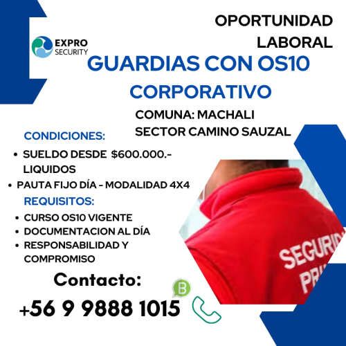 guardia os10 machali - rancagua