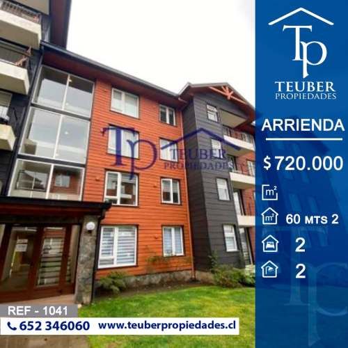 Se Arrienda departamento amoblado en Ed. Plaza Schwerter