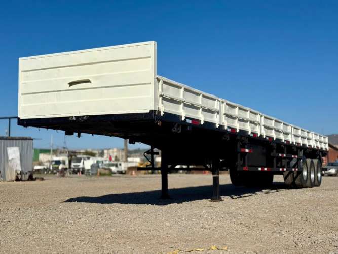 2020 IMPECABLE Semirremolque Rampla Plana 14.5 m con barandas y piñas - Fernández