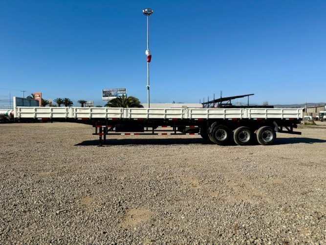 2020 IMPECABLE Semirremolque Rampla Plana 14.5 m con barandas y piñas - Fernández
