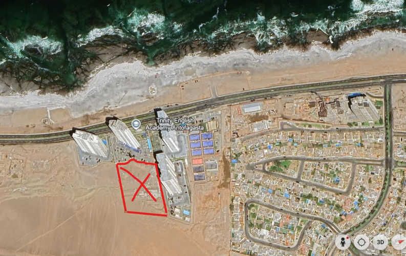 EXCLUSIVO TERRENO EN SECTOR SUR DE ANTOFAGASTA FRENTE A PLAYA LLACOLEN