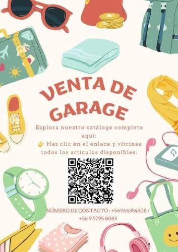  VENTA DE GARAGE – NOS MUDAMOS 
