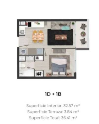 VENDO 1 DORMITORIO 1 BAÑO EN LA CISTERNA EN CALLE COLON n°6461.