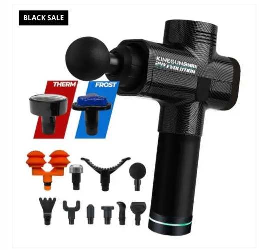 Pistola de masajes Kinegun - nueva, sin uso y con regalo charge dock