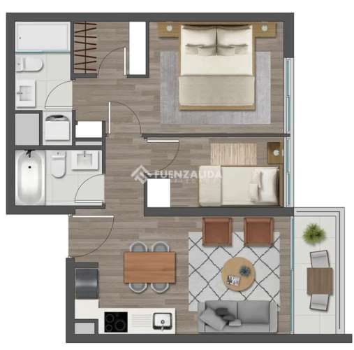 DEPARTAMENTO Metro Santa Isabel