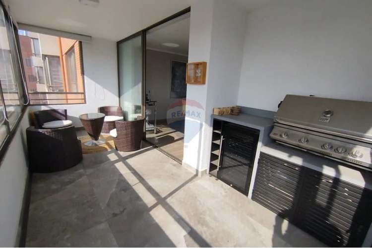 Depto de 4d, 4b, 2e, 2b,  terraza. las condes.