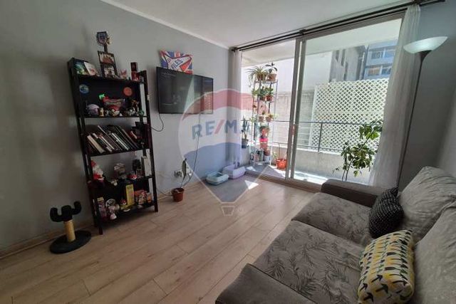 ¡moderno depto. 2d en santiago a pasos del metro