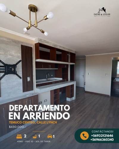 Departamento centro de Temuco