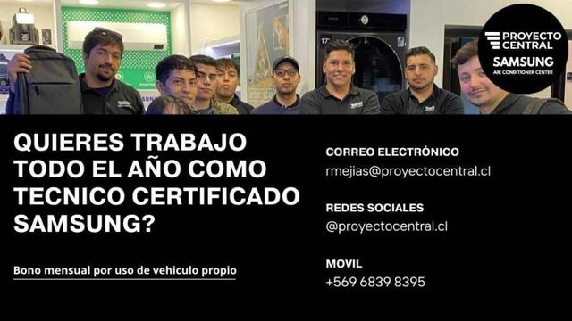 Instaladores Aire acondicionado para SAMSUNG