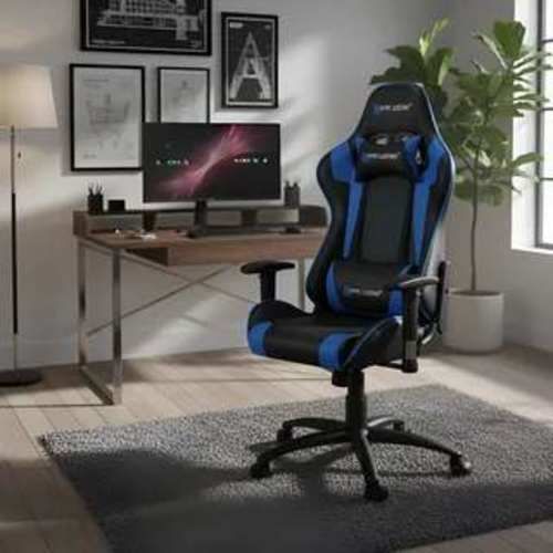 Silla De Escritorio Hype Legend Gamer Ergonómica Negra-azul ARMADA