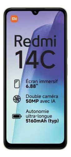 Xiaomi Redmi 14c 4g 256gb 8gb Ram Dual Sim Negro - NUEVO