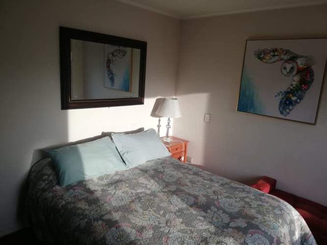 Depto amoblado con estacionamiento cercano a Clíni