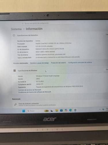 Laptop Acer aspire 5 Intel Core3 10TH GEN y Teléfono Samsung A33 5G
