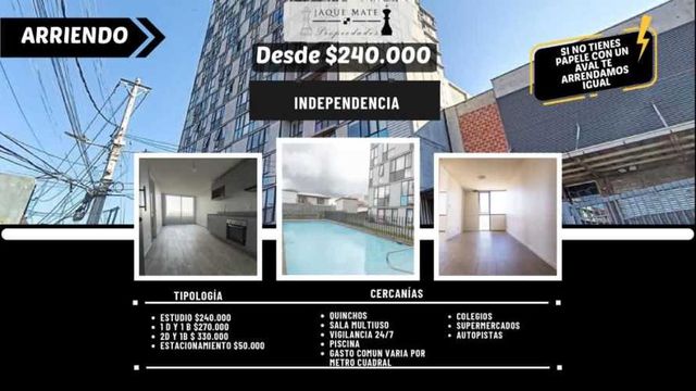 ARRIENDO DEPARTAMENTO NUEVO