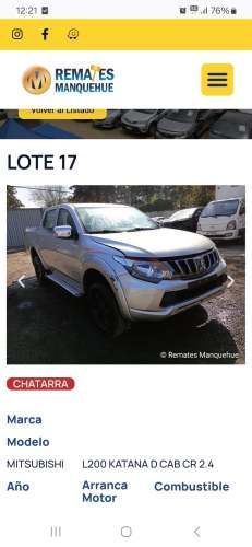 Mitsubishi l200 año2019