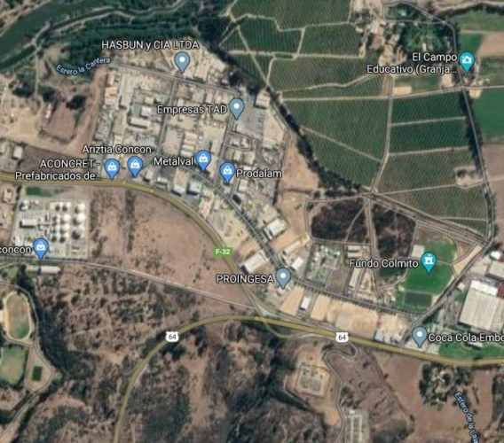 ARRIENDO TERRENO INDUSTRIAL 10.000 MT2 CONCON