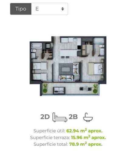 Gran oportunidad, departamento en Reñaca (132096)