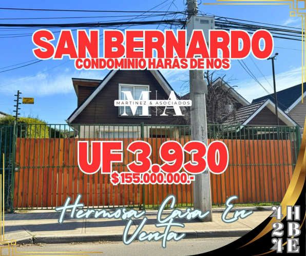 San Bernardo Hermosa Casa Condominio En Venta (134182)